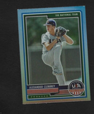 2023 Panini Stars & Stripes USA Baseball Alexander Clemmey Silver Prizm #43