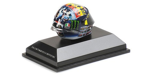 Minichamps 399180096 HELMET AGV VALENTINO ROSSI MOTOGP MISANO 2018 scale 1:8 - Picture 2 of 2