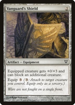 #ad Vanguard#x27;s Shield Avacyn Restored Magic MTG $1.55