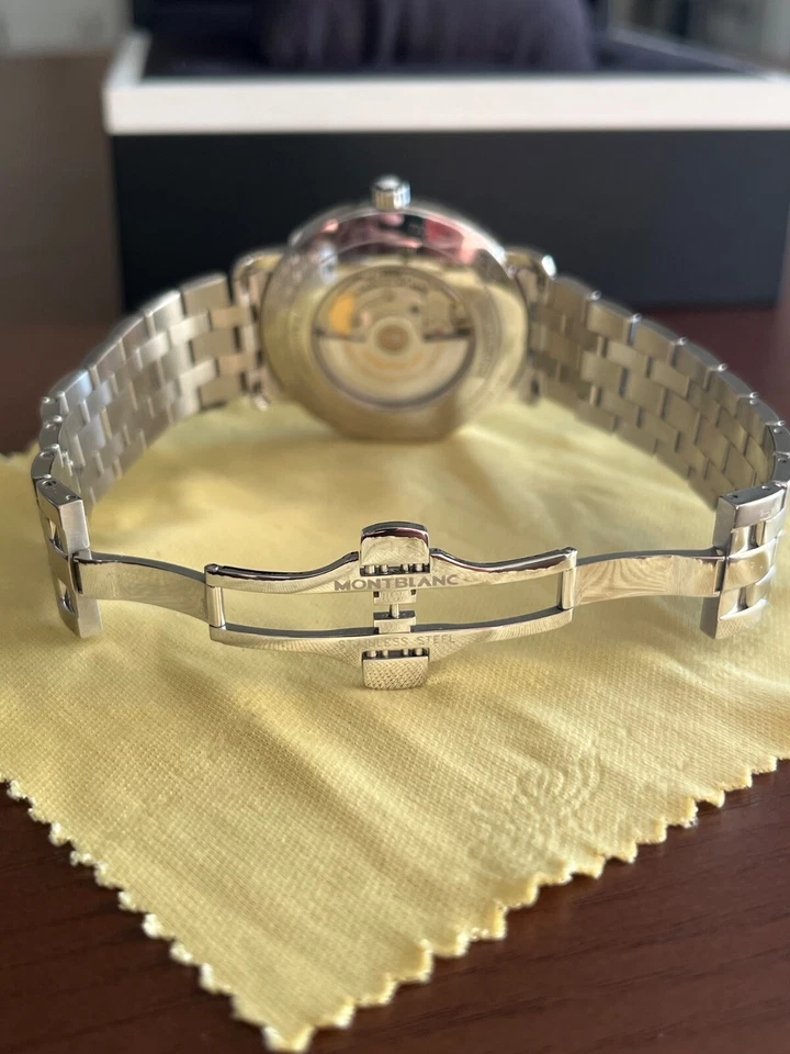 Reloj de lujo Montblanc Tradition automático fecha 40 mm 117830 para hombre hecho en Suiza Foto 4 de 4
