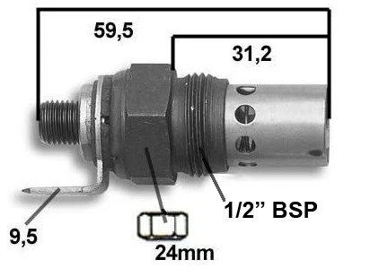 TERMOAVVIATORE 12 V OM TRUCKS 100 120 TRATTORI FIAT FORD TA10B DELPHI 1854101 - Foto 4 di 4