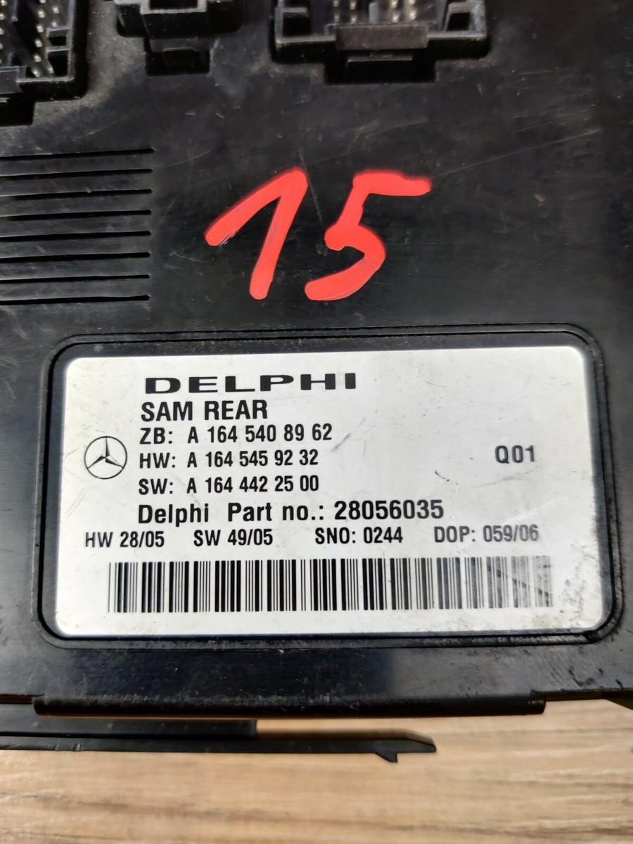 Mercedes-Benz W164 Rear Sam - Virgin - A1645408962 | eBay 