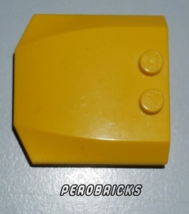 Lego Platte Motorhaube Auto Dach 4 x 4 x 2/3 gelb #45677 (Beispielfoto)