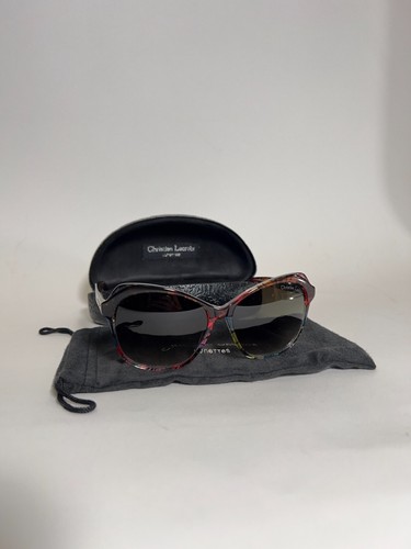 Christian Lacroix Multicolor Sunglasses with Gradient Lenses With Case and Pouch - Picture 15 of 16