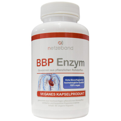 BBP Enzyme Bromelain Betain Papain 90 Kapseln (vegan) Proteasen Hochdosiert