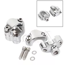 1-1/4" Handlebar Riser Clamp 1.5" Tall For Harley Softail FXSTC 2006-UP & Custom