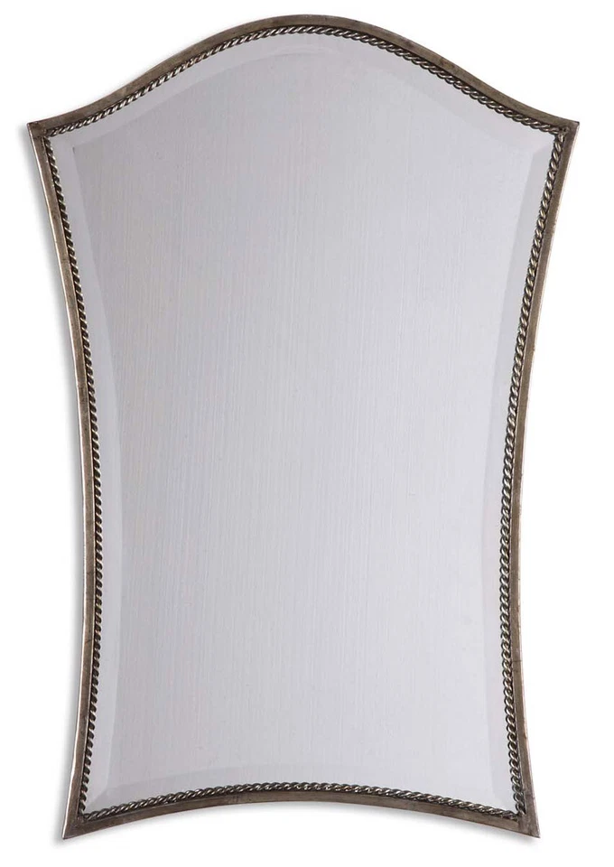 NUEVO Espejo de Pared Biselado Bronce Antiguo Uttermost Sergio 20x30 Modelo 13585-B Foto 3 de 4