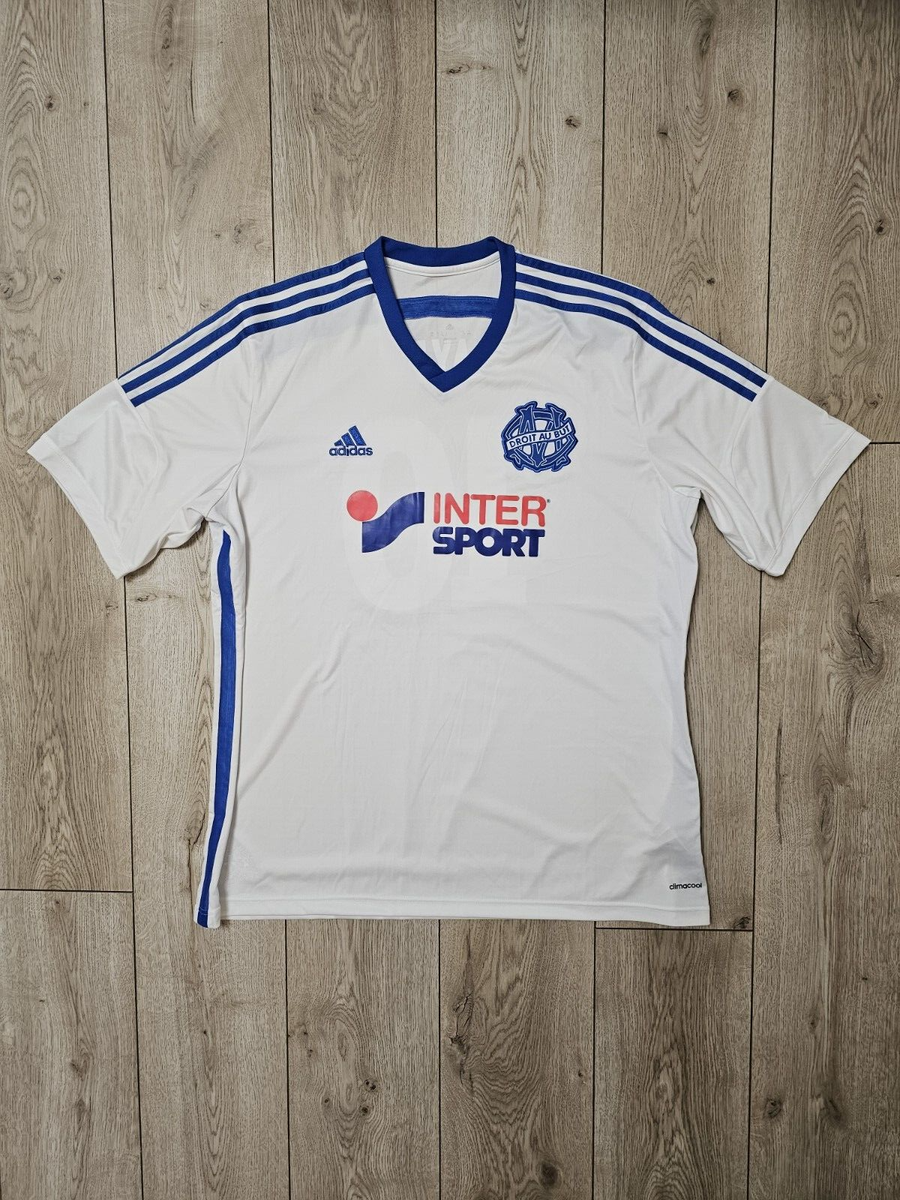 ADIDAS アディダス マルセイユ 2014/15 ユニフォーム ホーム S OLYMPIQUE MARSEILLE 2014 2015 HOME AYEW FOOTBALL SHIRT