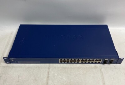 NETGEAR GS724TS 24-Port Gigabit Stackable Smart Switch 
