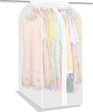 Wardrobe Hanging Clothes Storage Bag/Garment Large Translucent, Translucent