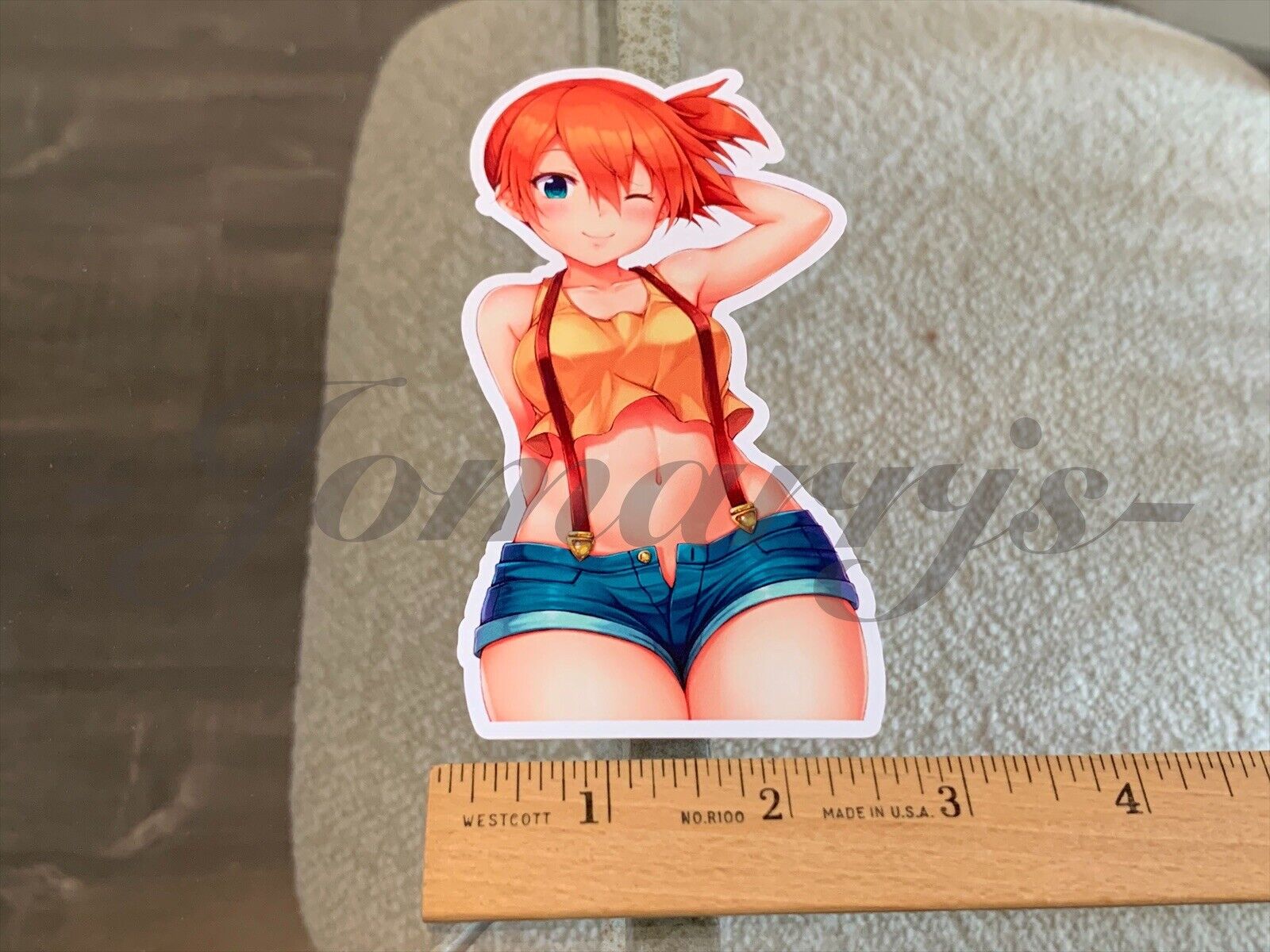 Pokemon Anime Misty Kasumi May Haruka & Dawn Hikari Sticker Decal bikini  sun fun