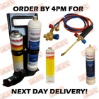 FASTARC PORTABLE GAS LEAD WELDING-BRAZING-PLUMBING-ROOFING-MINI PORTAPACK KIT