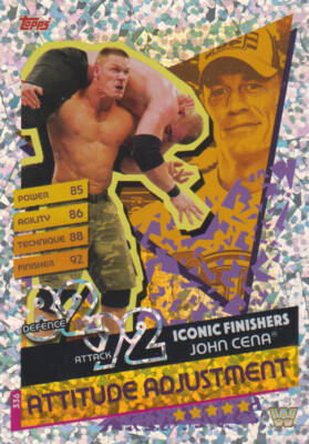 Karte 336 - Attitude Adjustment - Iconic Finisher - Slam Attax Reloaded (2020)