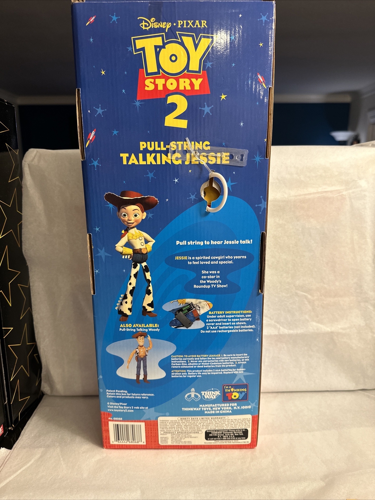 Jessie Pull String Talking Toy Story 2 Disney Pixar 1999. RARE!
