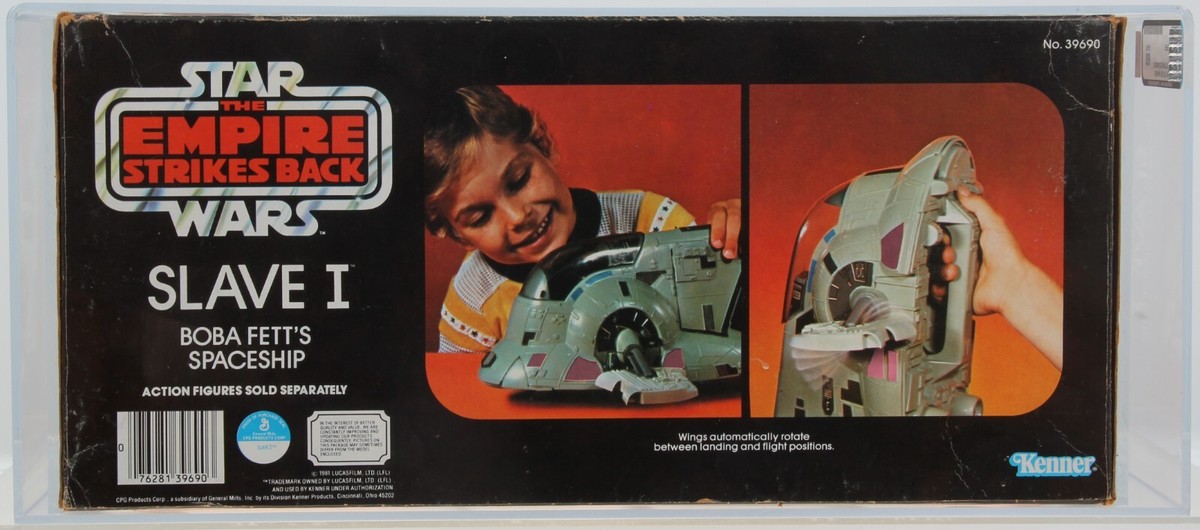 Vintage Star Wars 1981 Slave 1 W/Bo Complete Kenner Empire Strikes 
