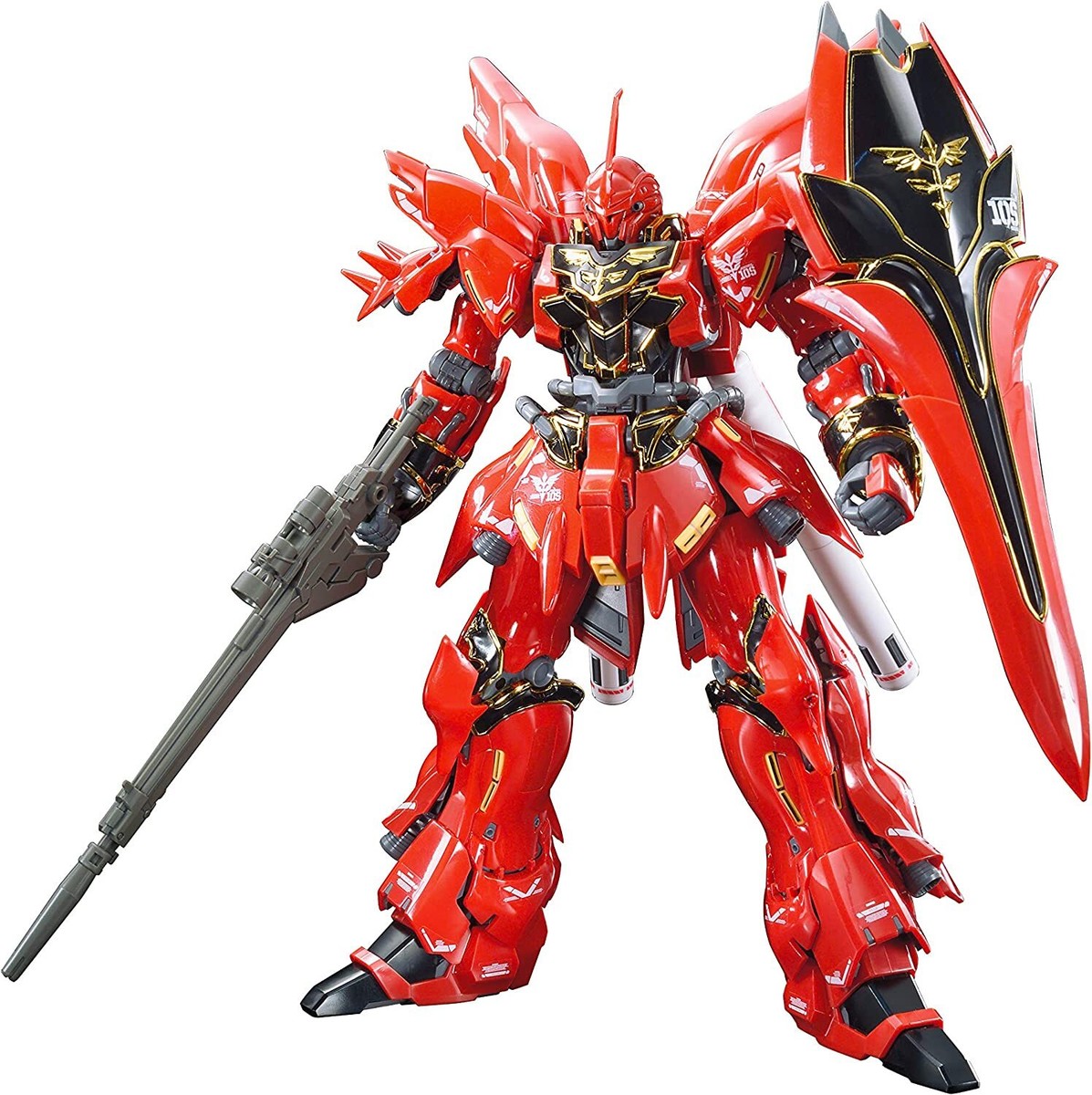 RG Mobile Suit Gundam UC MSN-06S Sinju 1/144 Scale-colored plastic
