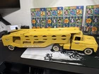 Vintage 1960s Tonka Motor Transport Car Carrier, Yellow Original Pressed Steel