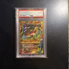 2015 POKEMON XY ANCIENT ORIGINS #98 FULL ART/M RAYQUAZA EX PSA 8