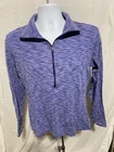 Women’s Columbia Omni Wick Advanced Purple Pullover 1/2 Zip Sweater Shirt -S
