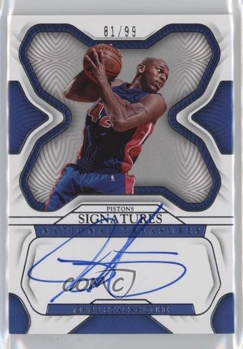 2022-23 Panini National Treasures Signatures /99 Jerry Stackhouse #S-JSH Auto