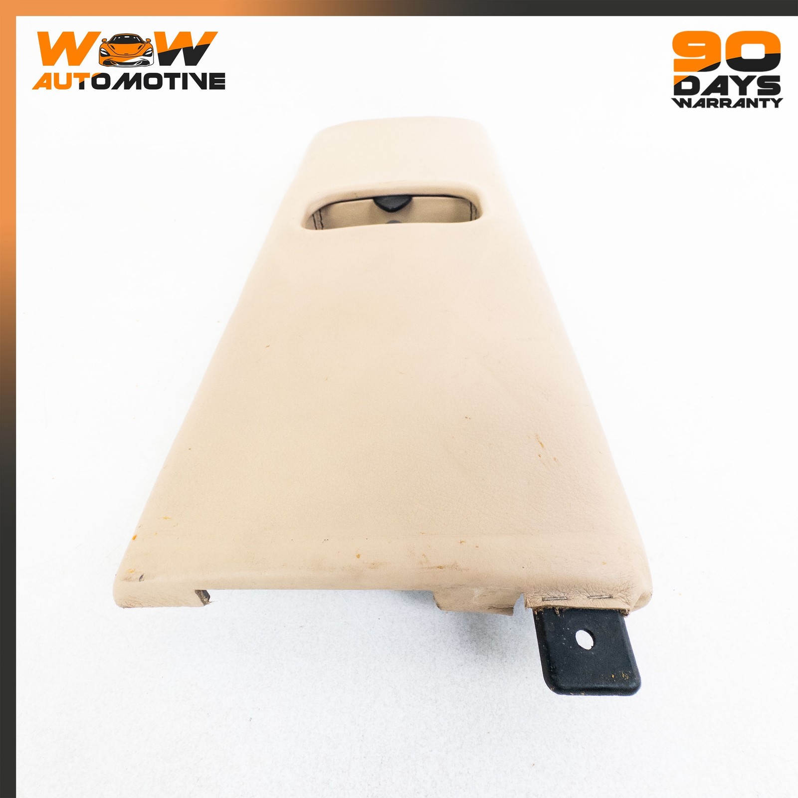 06-16 ASTON MARTIN V8 VANTAGE CENTER CONSOLE ARMREST PAD ASSEMBLY BEIGE OEM