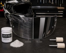 Helmet Visor Polishing Kit Scratch Remover Cerium Oxide Premium Quality
