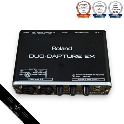 Roland UA-22 Duo-Capture EX Audio MIDI Interface 24 Bit Digital UA22 DuoCapture
