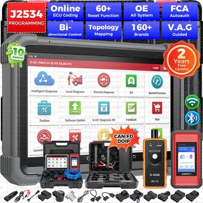 2026 LAUNCH X431 PRO3S+ Elite PRO5 Car Diagnostic Scanner Programming ECU Coding
