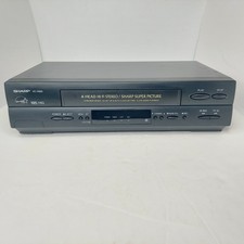 Sharp VC-H960 4-Head Hi-Fi Stereo VCR Tested Works