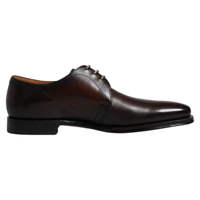 Chaussures DOLCE & GABBANA cuir marron à lacets hommes derby formel EU44 /... - Photo 1/4