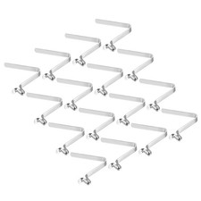 6.5x4mm Kayak Paddle Snaps, 16 Pack Tent Pole Clips Steel V Shaped Single Pin...