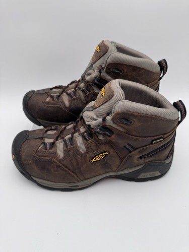 KEEN 1020039EE Utility Men's Detroit XT Mid Brown Soft Toe Work Boots Size 11 EE - 第 1/9 張圖片