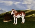 OOAK Like Breyer cm Custom Horse Micro Mini Model Resin Draft Braided Mane &Tail — photo 5