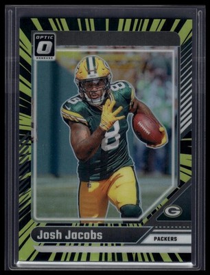 2024 Donruss Optic #70 Josh Jacobs Electricity #/75