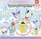 Sanrio Pompompurin Connect & Pick Up Peluche Cinghia Giocattolo