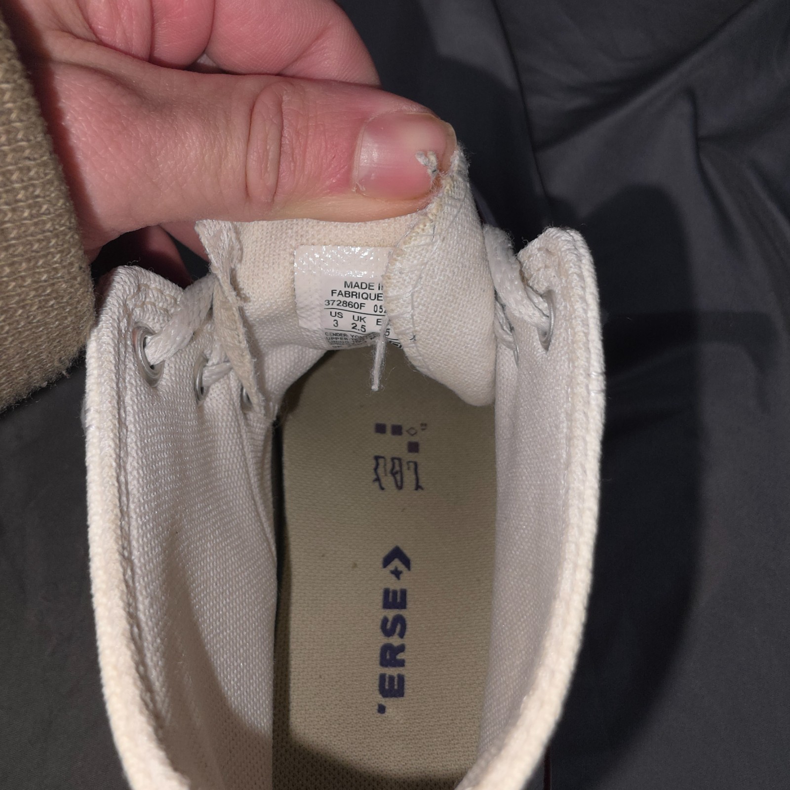 Converse Chuck Taylor All Star High Top Sneakers Youth 3 White 372860F thumbnail 11