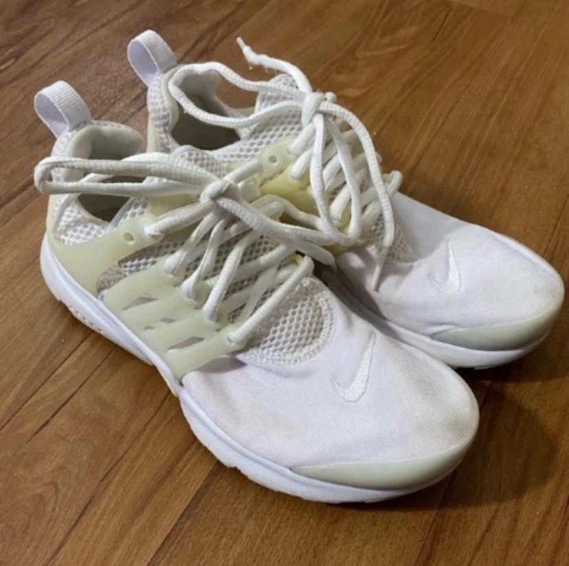 Nike Air Presto GS Triple Blanco Juvenil Talla 5Y Para mujeres Talla 7 Zapatillas bajas Foto 3 de 4