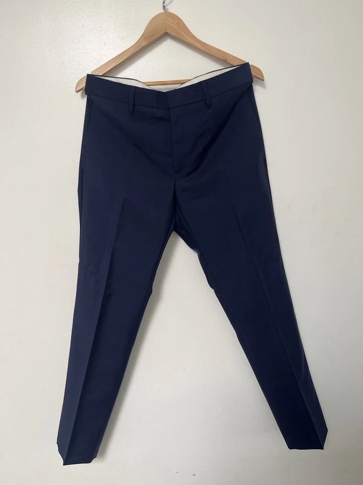 Acne Studios Navy Drifter suit Blazer AND Pants sz 48 used 3 three button - Image 3 of 4