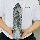 Natural Sphalerite ore Quartz Obelisk Quartz Crystal Reiki Healing 4040g — photo 9