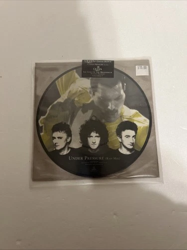 NEW Queen David Bowie Under Pressure Bohemian Rhapsody 7" Vinyl 45 PICTURE DISC
