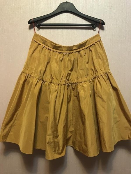 Women Ganni Skirt Orange 36