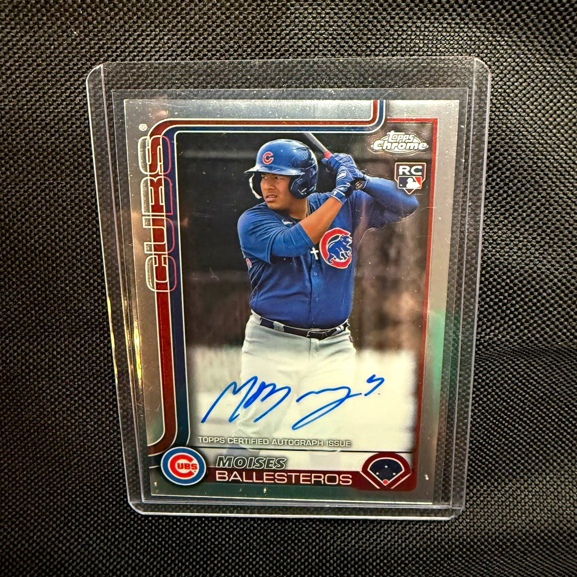 Topps 2025 Topps Chrome Moises Ballesteros Cubs RC Auto RA-MB