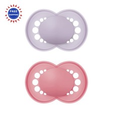 MAM Original Matte Baby Pacifiers 16 Months BPA Free Silicone Nipple Easy