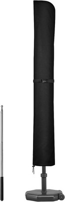 Parasol Protective Cover, Waterproof Cover for Parasols up to 400 cm Diameter,
