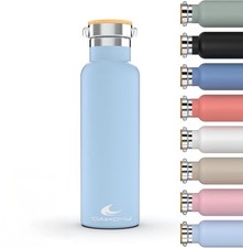 Gourde Isotherme | 1L | Bouteille d'Eau en Acier Inoxydable | Étanche |