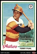 1978 Topps #553 Terry Puhl Astros RC 5.5 - EX+
