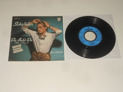 Schröder - 7'' Single - Du-Bubi-Du - GERMAN Rap-o Clap-o COVER VERSION - 1980