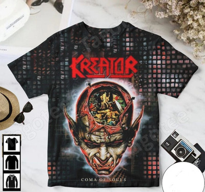 Kreator Coma Of Souls All Over Print 3D Shirt Full Sizes S-5XL BS932