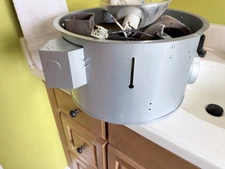 9093N Nutone Exhaust / Heater cabinet and grill (new) and internal parts (used)