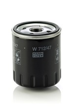Image of MANN-FILTER W 712/47 OIL FILTER FOR ALFA ROMEO,ALPINE,DS (CAPSA),FIAT,RENAULT